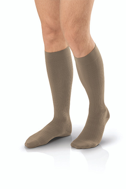 BSN 7764493 JOBST AMBITION SOFT FIT, MEN, KNEE HIGH, 15-20MMHG, 4 REGULAR, GREY, CLOSED TOE PR/1 (BSN 7764493)