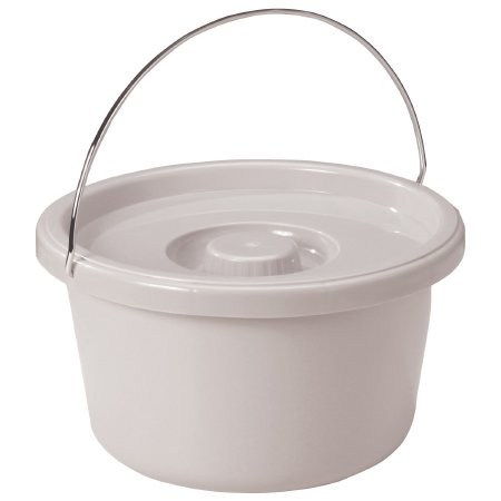 Drive 11106 Commode bucket with Lid 7.5qt 12/cs (Drive 11106)