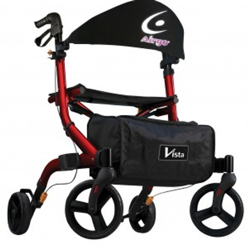 Airgo 700-908 Airgo Vista Rollator 20 Inch Onyx Black 1EA (Airgo 700-908) Airgo 700-908 Airgo Vista Rollator 20 Inch Onyx Black 1EA (Airgo 700-908)