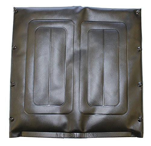 AMG 701-004 BACK UPHOLSTER.20 Inch BLACK VINYL 1 EA (AMG 701-004)