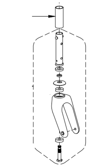 AMG A01-510GR EXTENSION TUBING GARN.RED ST 4EA/BX (AMG A01-510GR)