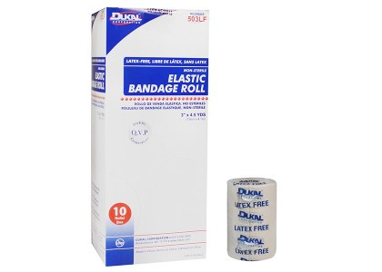 Dukal 503LF Elastic Bandage Non-Sterile, 3" x 4.5yds Latex Free