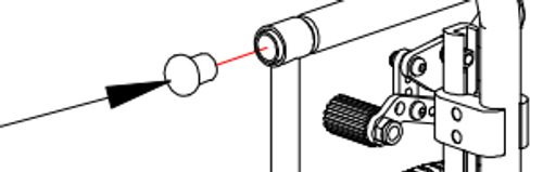 AMG C48-00030 End Plug Blk Pl(23.4/14.6x15.2mm) 1/Each (AMG C48-00030)
