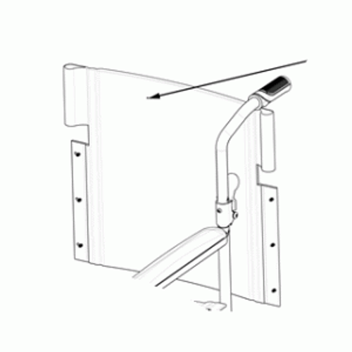 HUGO C48-00084 Hugo Back Upholstery for 700-869 1/Each (HUGO C48-00084)