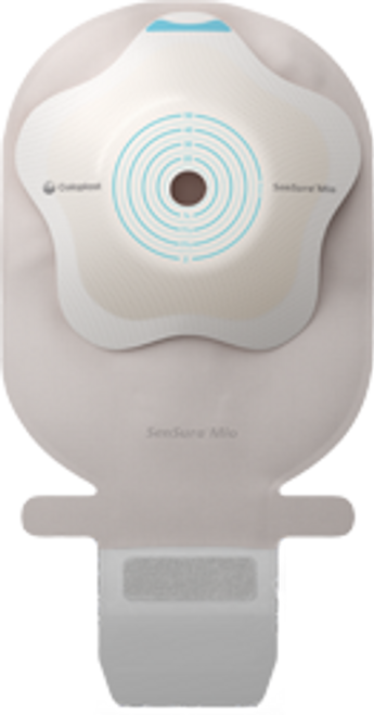 Coloplast 18301 SenSura Mio Concave 1 piece, Cut-to-fit, wide outlet, drainable, opaque with inspection window, maxi, 25-40 (Coloplast 18301)