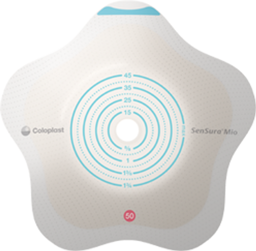 Coloplast 18531 SenSura Mio Concave 2 pc Click Barrier, Cut-to-fit, 70mm 45-65