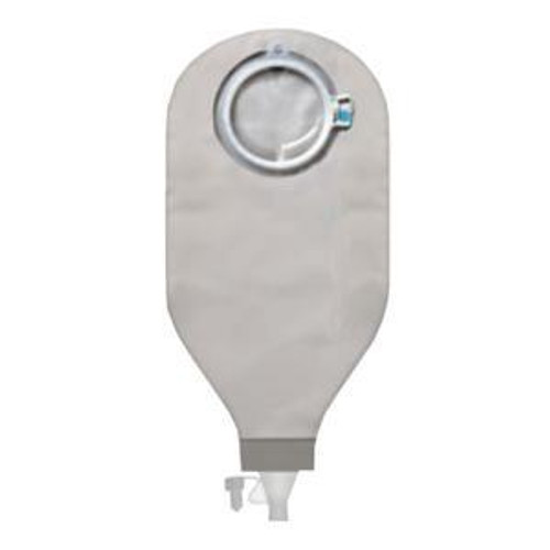 Coloplast 18620 SenSura® Mio Click 2-pc high output pouch, 'mini', wide-lumen outlet, opaque with inspection window, green