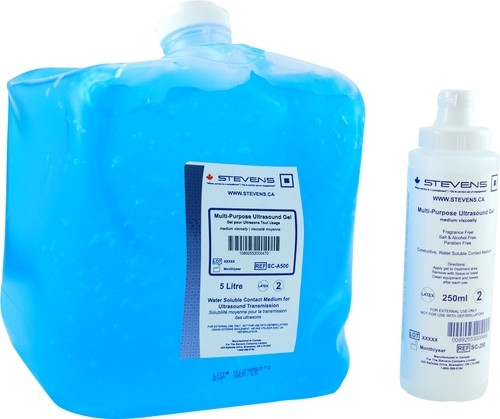 Stevens SC-UG5000 ULTRASOUND GEL WAVELENGTH MP 5 Liter, BLUE, MED VISCOSITY CA/1 Stevens SC-UG5000 ULTRASOUND GEL WAVELENGTH MP 5 Liter, BLUE, MED VISCOSITY CA/1