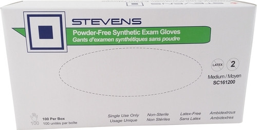 Stevens SC161200 EXAMINATION GLOVE SYNTHETIC VINYL POWDER-FREE - Medium (Case of 10) Stevens SC161200 EXAMINATION GLOVE SYNTHETIC VINYL POWDER-FREE - Medium (Case of 10)