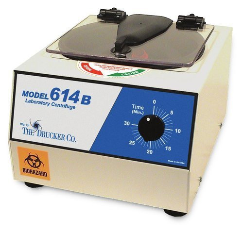 Drucker Diagnotics DRU-008 CENTRIFUGE HORIZON 6-PLACE Model 614B SINGLE SPEED/ROTOR FIXED ANGLE CSA APPROVED