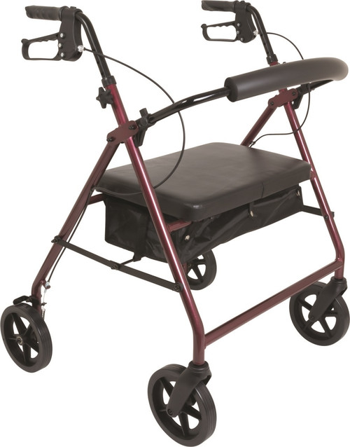 ProBasics RLAB8BG BARIATRIC ALUMINUM ROLLATOR 8" WHEELS BURGUNDY 400 LB WEIGHT ProBasics RLAB8BG BARIATRIC ALUMINUM ROLLATOR 8" WHEELS BURGUNDY 400 LB WEIGHT