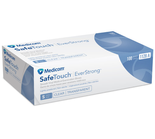 GLOVE EXAM VINYL POWDERED N/S SAFETOUCH LARGE BX/100 355-1128-C