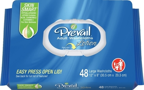 WIPE WET PREVAIL 12x8in FRAGRANCE && FREE CA/12 x 48 740-WW-810