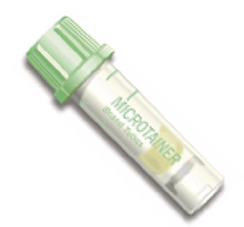 TUBE MICROTAINER MICROGARD PST && CLEAR/MINT GRN PK/50 333-365985