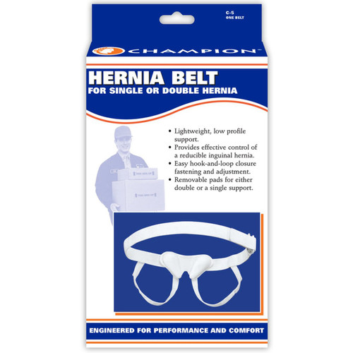 Champion 0005-S Universal Belt for Single or Double Hernia (Small) Champion 0005-S Universal Belt for Single or Double Hernia (Small)
