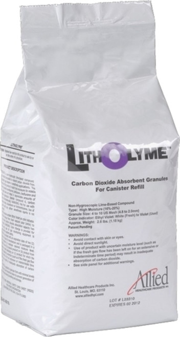 ABSORBENT CO2 LITHOLYME GRANULAR 1.6 litre BAG CA/12 P30 700-55-01-0016