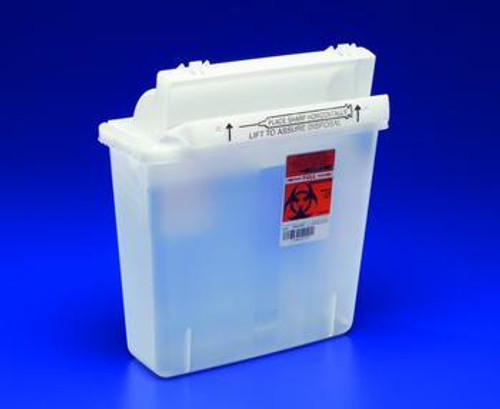 Covidien-8506Y-X COLLECTOR SHARPS 5qt TRANSPARENT && YELLOW SHARPSTAR