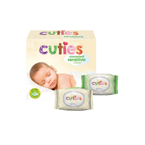 WIPE BABY CUTIES QUILTED UNSCENTED SENSITIVE PK/72 740-CR-16413/3-PK