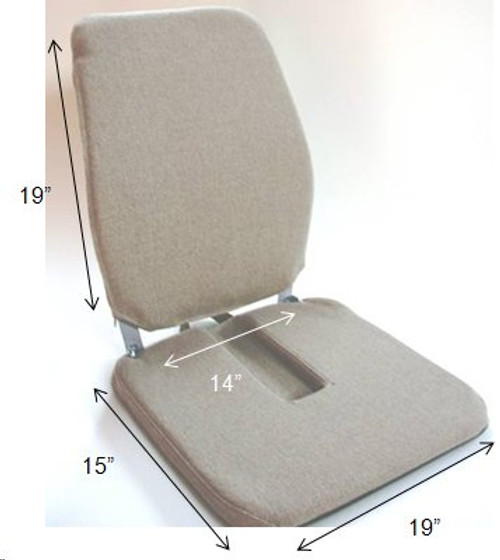 McCarty's Sacro-Ease RS LT BRN Seat Support Cushion, Each McCarty's Sacro-Ease RS LT BRN Seat Support Cushion, Each