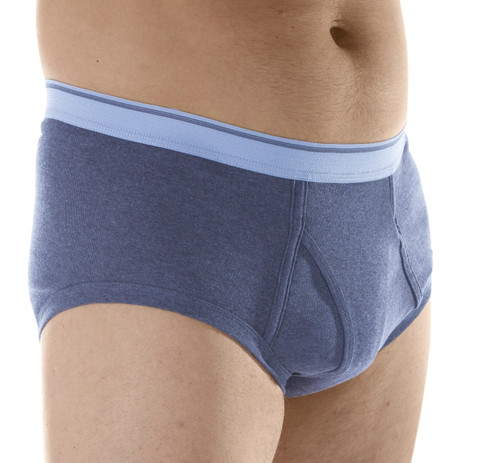 Wearever HDM200-GRAY-MD Men's Incontinence Boxer Brief, Each