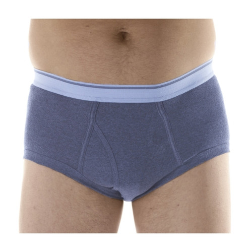 Wearever Men's Incontinence Boxer Brief, 3-Pack Gray Wearever Men's Incontinence Boxer Brief, 3-Pack Gray