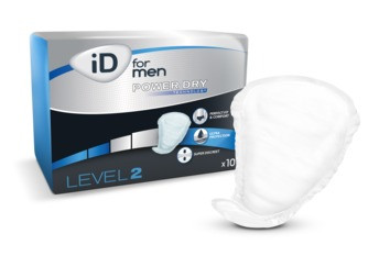 ID - ID 5221040100 - CS/16 (10/PKG) ID FOR MEN, MALE GUARDS 12", 430 ML ABSORBENCY.