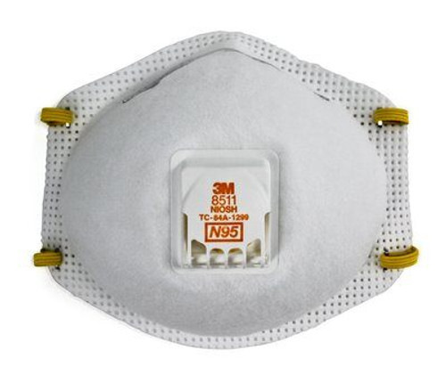 3M 8511 PARTICULATE RESPIRATOR N95 MASK MASK FRONT