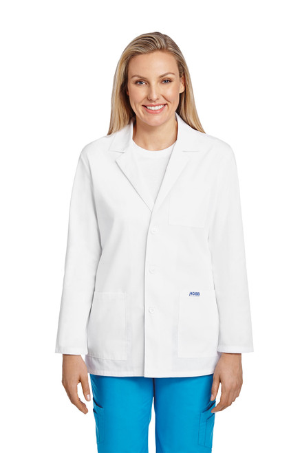 MOBB Medical L203 Half Length Lab Coat, White, Each