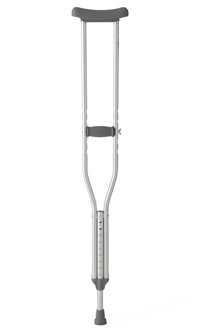 Medline MDSV80534 CRUTCH,ALUMINUM,ADULT,TALL,LF,300LB CS 8/CS (Medline MDSV80534)