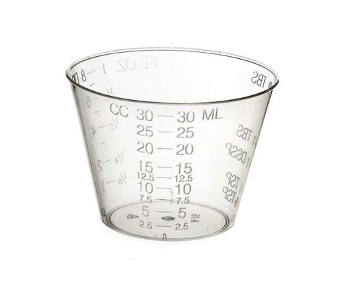 Medline DYNDX02763 GRADUATED PLASTIC MEDICINE CUP, 2OZ, CS/1840, Case Medline DYNDX02763 GRADUATED PLASTIC MEDICINE CUP, 2OZ, CS/1840, Case