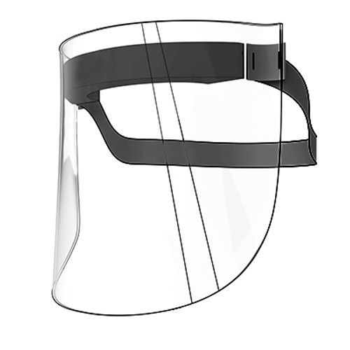 Whitebird 129879 Disposable Face Shield 13" W x 9" L Foam headband, Elastic Strap, 160/CS, CS Whitebird 129879 Disposable Face Shield 13" W x 9" L Foam headband, Elastic Strap, 160/CS, CS