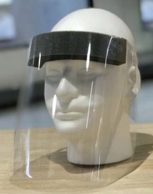 Whitebird 129879 Disposable Face Shield 13" W x 9" L Foam headband, Elastic Strap, 160/CS, CS Whitebird 129879 Disposable Face Shield 13" W x 9" L Foam headband, Elastic Strap, 160/CS, CS