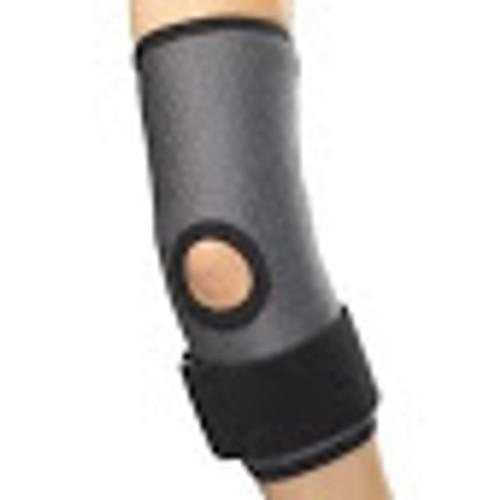 Airway - AIR 0420-L - EA/1 ELBOW SLEEVE WITH STRAP CHARCOAL LARGE