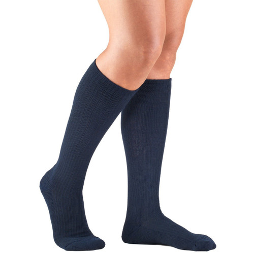LADIES' HOSIERY KNEE-SOCKS, 15-20mmHg 15-20mmHg Casual Cushion Foot, navy S-M-L-XL (1963NV) LADIES' HOSIERY KNEE-SOCKS, 15-20mmHg 15-20mmHg Casual Cushion Foot, navy S-M-L-XL (1963NV)
