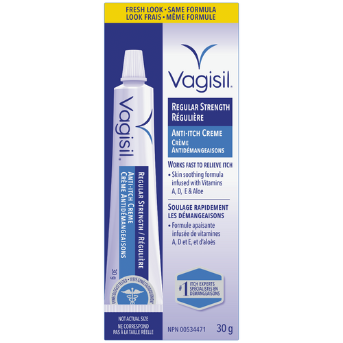 VAGISIL 366 VagisilÂ® Regular Strength Anti-Itch CrÃ¨me, 30g