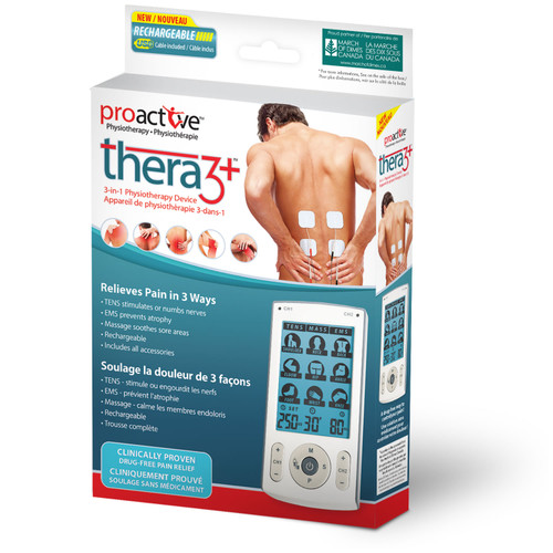 AMG Medical 715-430 Thera3+â„¢ TENS 3-in-1 Physiotherapy Device by ProActiveâ„¢ AMG Medical 715-430 Thera3+â„¢ TENS 3-in-1 Physiotherapy Device by ProActiveâ„¢