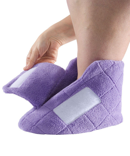 Silverts SV10390 Womens Extra Wide Swollen Feet Slippers Mauve, Size=S, SV10390-SV292-S Silverts SV10390 Womens Extra Wide Swollen Feet Slippers Mauve, Size=S, SV10390-SV292-S