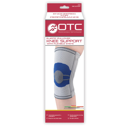 OTC 2415 Elastic Knee Brace, criss-cross design XS-XL 
