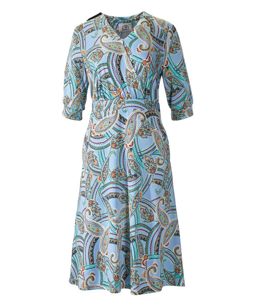 Silverts SV21190 Fit & Flare Open-Back Dress For Women - Womens Pretty Adaptive Dresses Mint/Sky, Size=3XL, SV21190-SV1247-3XL Silverts SV21190 Fit & Flare Open-Back Dress For Women - Womens Pretty Adaptive Dresses Mint/Sky, Size=3XL, SV21190-SV1247-3XL