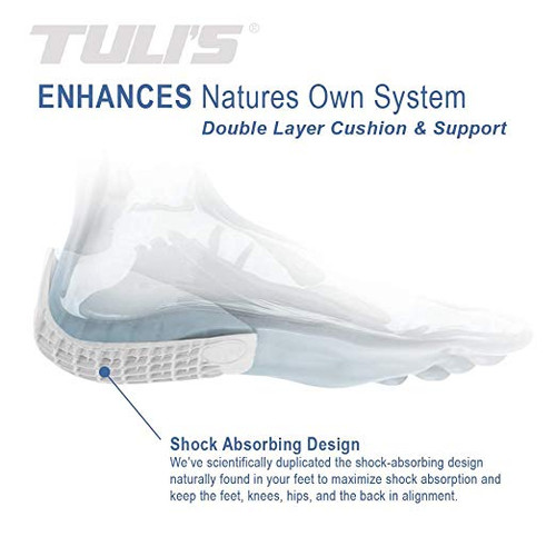 Tuli's M10217 Heavy-duty GEL Heel Cups, Regular