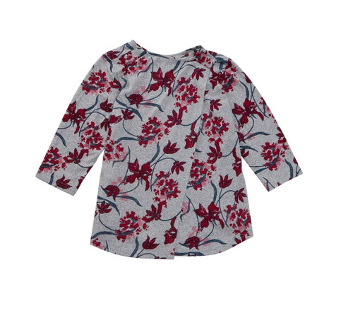 Silverts SV22910 Womens Soft Sweater Knit Adaptive Top  GRAY/RED FLORAL, Size=3XL, SV22910-SV1398-3XL Silverts SV22910 Womens Soft Sweater Knit Adaptive Top  GRAY/RED FLORAL, Size=3XL, SV22910-SV1398-3XL