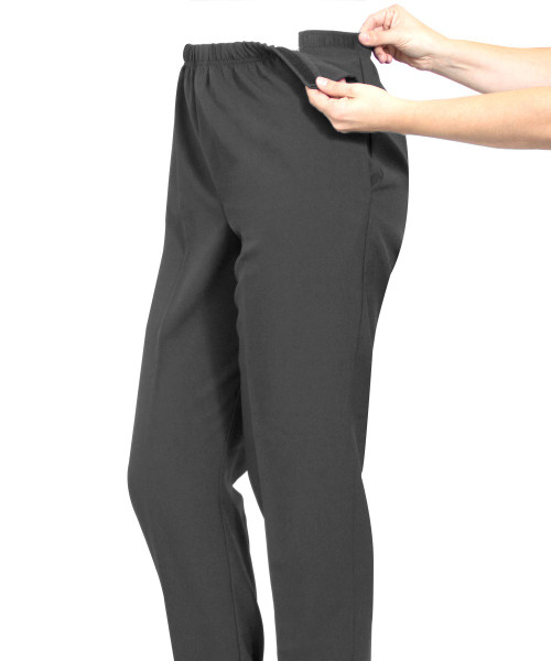 Silverts SV23050 Women's Easy Access Pants Smoke Grey, Size=S, SV23050-SV791-S