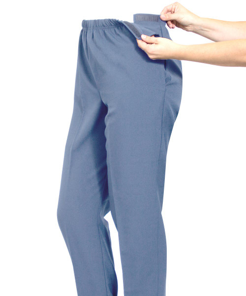 Silverts SV23050 Women's Easy Access Pants Placid Blue, Size=2XL, SV23050-SV950-2XL