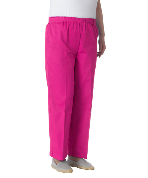 Silverts SV23480 Women's Easy Access Cotton Pants Magenta, Size=L, SV23480-SV247-L Silverts SV23480 Women's Easy Access Cotton Pants Magenta, Size=L, SV23480-SV247-L