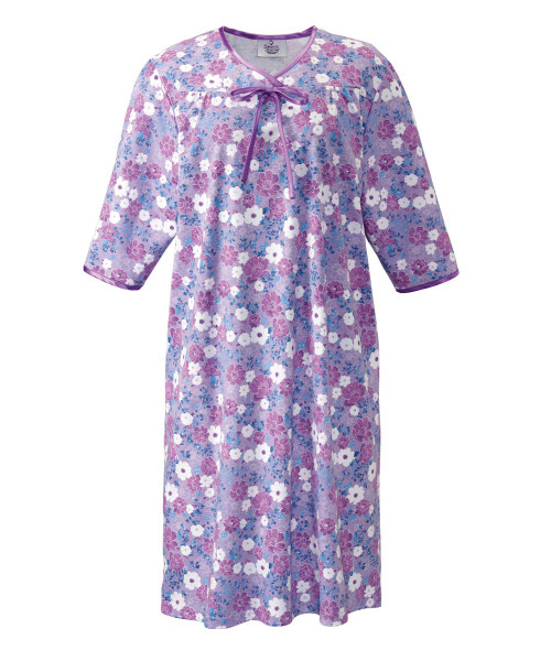 Silverts SV26000 Soft Womens Hospital Gowns Mauve Carnation, Size=XL, SV26000-SV1380-XL