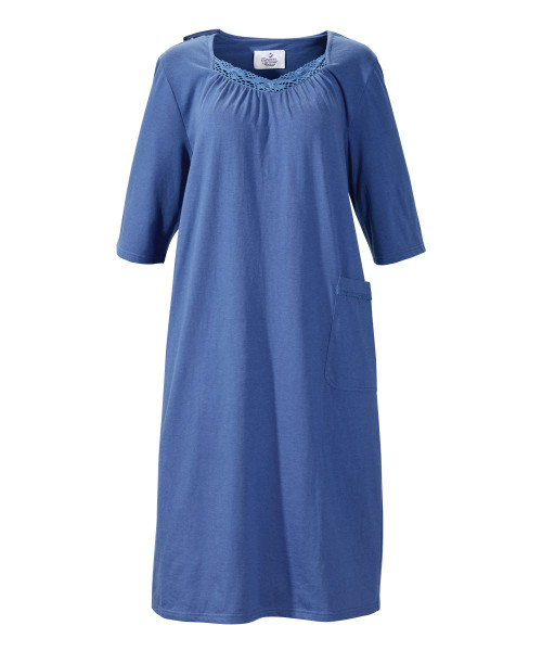 Silverts SV26060 Womens Hospital Nursing Home Adaptive Patient Gowns Galaxy Blue, Size=L, SV26060-SV1253-L Silverts SV26060 Womens Hospital Nursing Home Adaptive Patient Gowns Galaxy Blue, Size=L, SV26060-SV1253-L