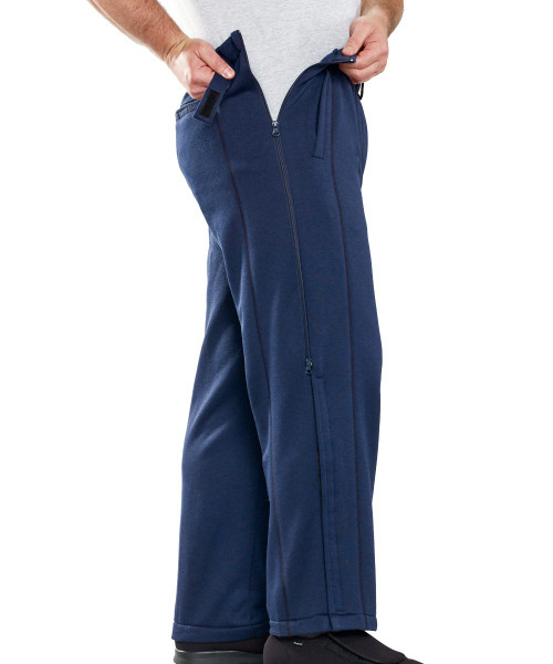 Silverts SV41300 Quality Mens Side Zip Pants Navy, Size=S, SV41300-SV3-S Silverts SV41300 Quality Mens Side Zip Pants Navy, Size=S, SV41300-SV3-S