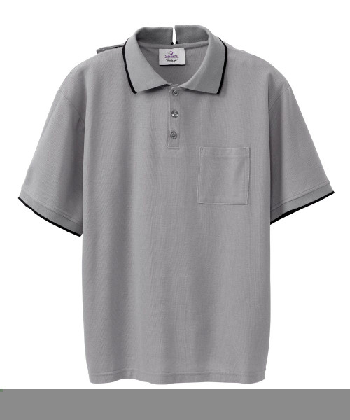 Silverts SV50710 Handsome Adaptive Polo Shirt Tops Dove Gray, Size=S, SV50710-SV1367-S Silverts SV50710 Handsome Adaptive Polo Shirt Tops Dove Gray, Size=S, SV50710-SV1367-S
