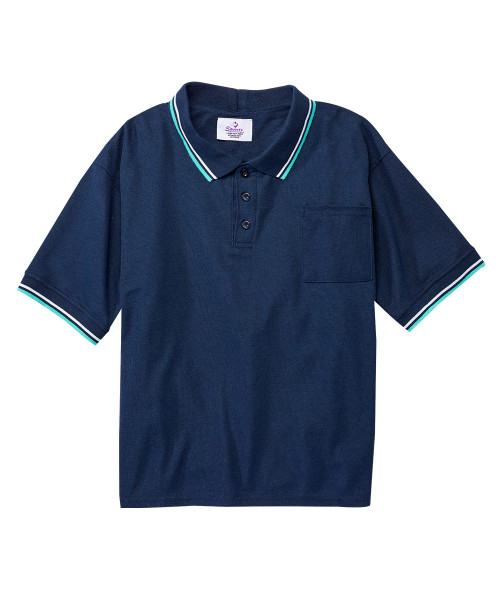 Silverts SV50710 Handsome Adaptive Polo Shirt Tops Navy, Size=S, SV50710-SV3-S Silverts SV50710 Handsome Adaptive Polo Shirt Tops Navy, Size=S, SV50710-SV3-S