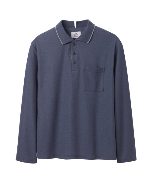 Silverts SV50780 Mens Adaptive Open Back Polo Shirt Indigo, Size=XL, SV50780-SV773-XL Silverts SV50780 Mens Adaptive Open Back Polo Shirt Indigo, Size=XL, SV50780-SV773-XL